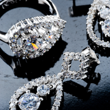 18K Real Gold Paper clip with brand set